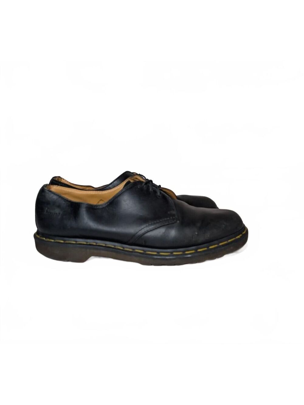 VTG 90s Dr. Martens 1461 Made In England Black Leather Oxfords Size 12 US